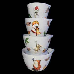 Rae Dunn Fall Fox Measuring Cups - 2025 Release - NWT